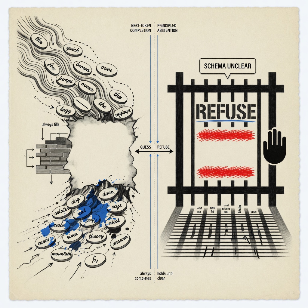 Tension — Guess vs refuse